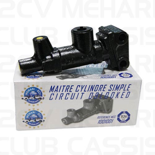Master cylinder 09 DOT single circuit 2CV / AMI / DYANE / MEHARI