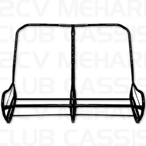 Frame rear bench without sides 2CV