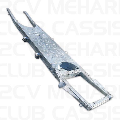 Chassis frame galvanised (without caps) 2CV/DYANE/MEHARI