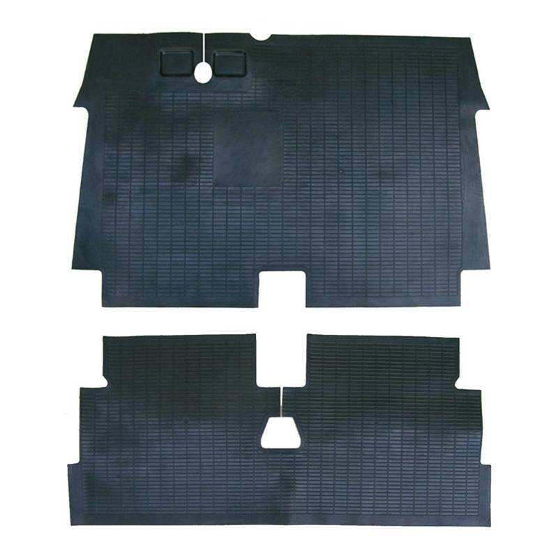 Rubber mats set for 2CV after 1970