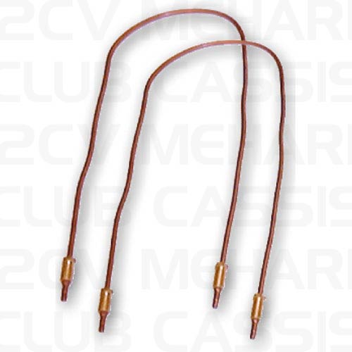 Brake line 09 rear cylinder 2CV/AMI/DYANE/MEHARI