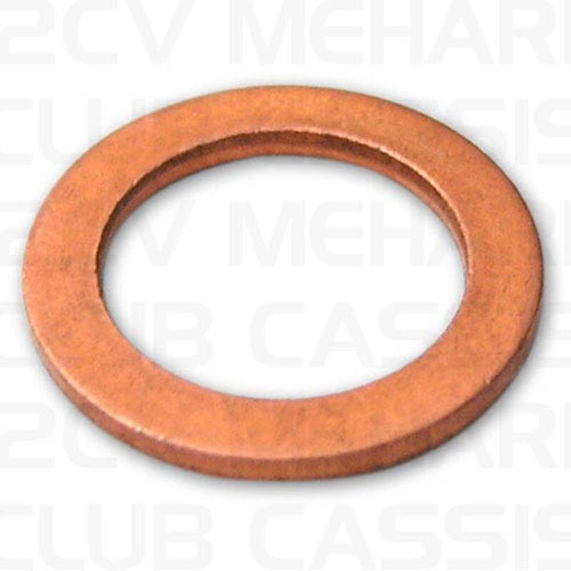 Seal flexible brake tube (10,2x20,5X2) 2CV / AMI / DYANE / MEHARI