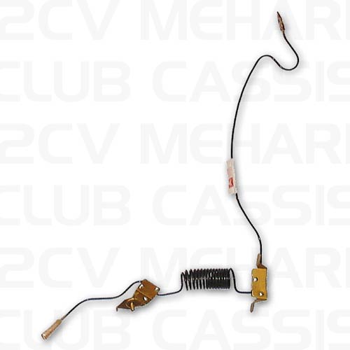 Rear brake line 08 right 2CV / AMI / DYANE / MEHARI