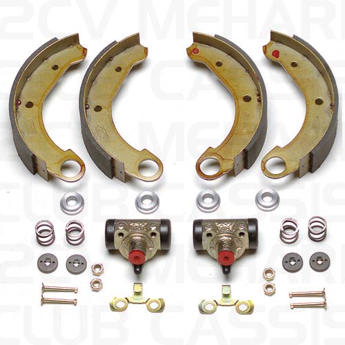 Rear brakes set 08 LHM 2CV / AMI / DYANE / MEHARI