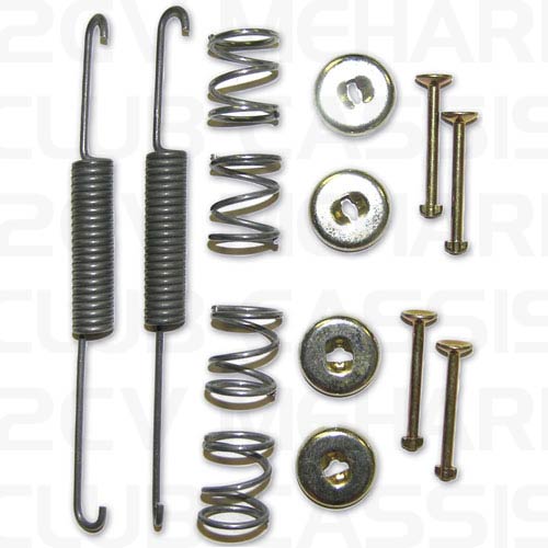 Front brake shoe big spring set 2CV / AMI / DYANE / MEHARI