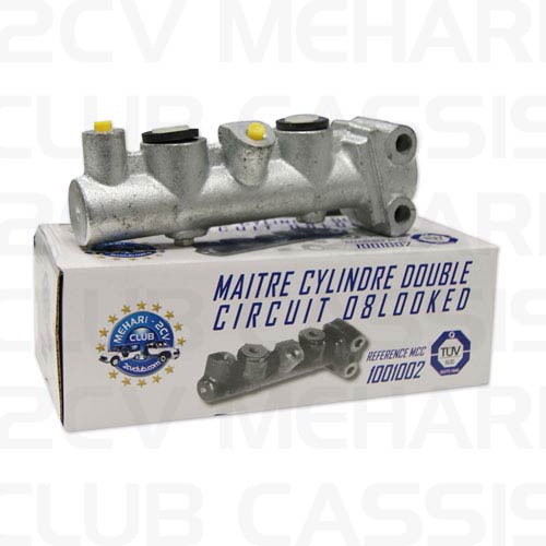 Master cylinder 08 DOT double circuit 2CV / AMI / DYANE / MEHARI