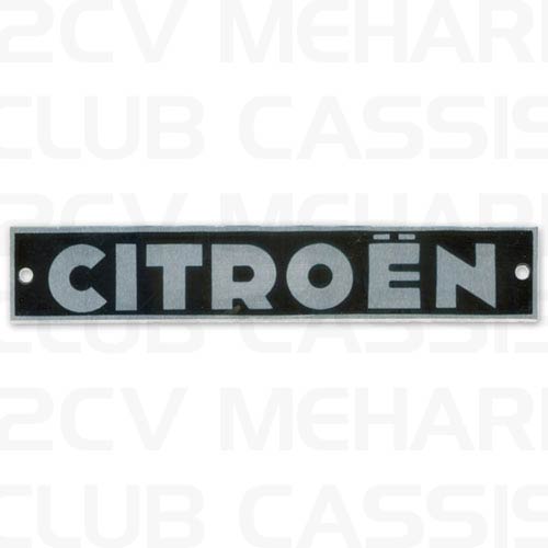 Emblem rear bumper (without attachment) "CITROEN"