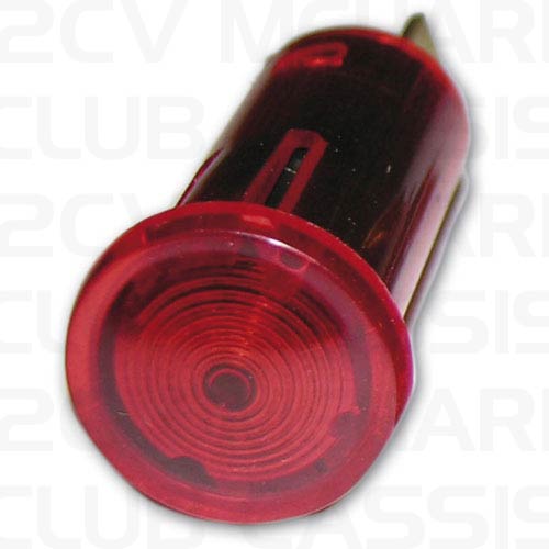 Warning light red 12V 2CV/AMI/DYANE/MEHARI