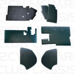 Interior lining cowling panel right hand drive (6 parts) 2CV