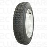 Wheel complete MICHELIN xm+s89 135R15 2CV/AMI/DYANE/MEHARI