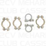 exhaust clamp set 2CV/AMI/DYANE/MEHARI