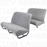 Ensemble housse éponge banquette gris 2CV/DYANE