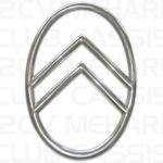 Citroën emblem 1949-1953 (polished aluminium) 2CV OM