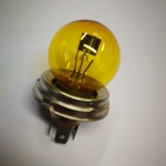 CE headlight 12V yellow 2CV / AMI / DYANE / MEHARI