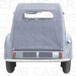 Dach lang kleines Fenster (Fenster + Halterung) 2CV