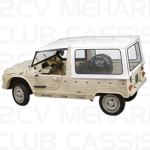 Hard top rear panel with window MEHARI