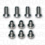 Screw set hinged window (x10 inox) 2CV