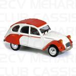 Sticker white 2CV DOLLY