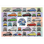 Poster 70 jaar 2CV