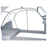 Interior lining sides white (6 parts) 2CV NM