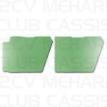 Door panels small model green lagoon 2CV