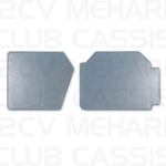 Door panels big model grey antracit 2CV