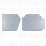 Door panels big model tissu grey 2CV