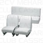Complete set seats white MEHARI