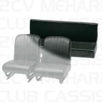 Rear seat black (complete) MEHARI