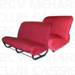 Set seatcovers bench with sides tissu jacquard 2CV/DYANE