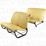 Seatcoverset bench without sides yellow/gold 2CV