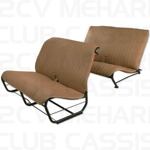 Seatcoverset bench without sides aere bruin 2CV