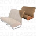 Seatcover rear with sides aere brown 2CV/DYANE