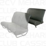 Seatcover rear with sides aere black 2CV/DYANE