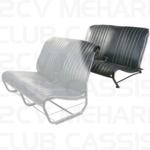 Seatcover rear without sides blue abysse 2CV