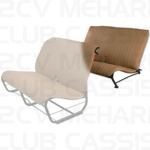 Seatcover rear without sides aere brown 2CV