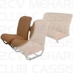 Seatcover right with sides aere brown 2CV/DYANE