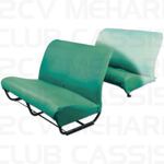 Seatcover bench front with sides skaï green lagoon 2CV/DYANE