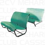 Seatcover bench front without sides skaï green lagoon 2CV