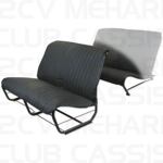 Seatcover bench front without sides aere black 2CV