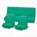 Set seatcovers 3 parts (2 front, 1 back) green MEHARI