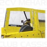 Rear cover pick up 4 straps yellow MEHARI