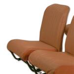 Seatcover right with sides corner aere chocolat 2CV/DYANE