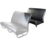 Seatcover folding bench with sides black 2CV/DYANE