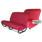 Set seatcovers with sides (bench front + folding rear) jacquard 2CV/DYANE