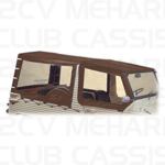 Rear cover 4 straps brown MEHARI