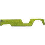 Panneau lateral droit avec aileron anti UV vert tibesti MEHARI