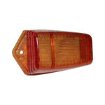 Glass rear light wing orange 2CV