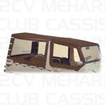 Cover rear right 4 straps brown MEHARI