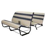 Set seatcovers bench without sides 2CV FRANCE 3/TRANSAT